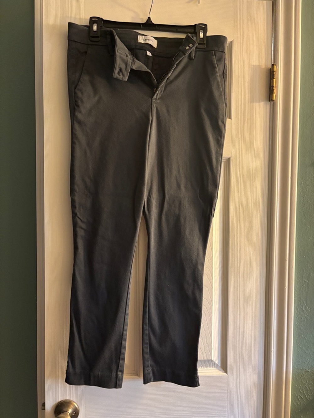 Level 99 Women's Charcoal Gray Pants